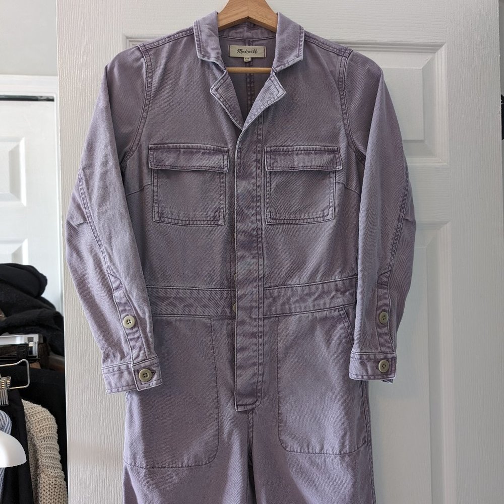 Madewell Lavender Utility Jumpsuit
